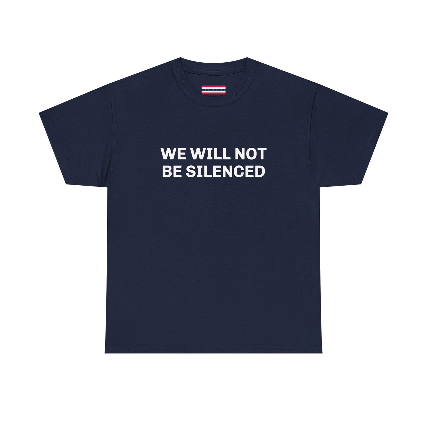 WE WILL NOT BE SILENCED SL Unisex Heavy Cotton Tee