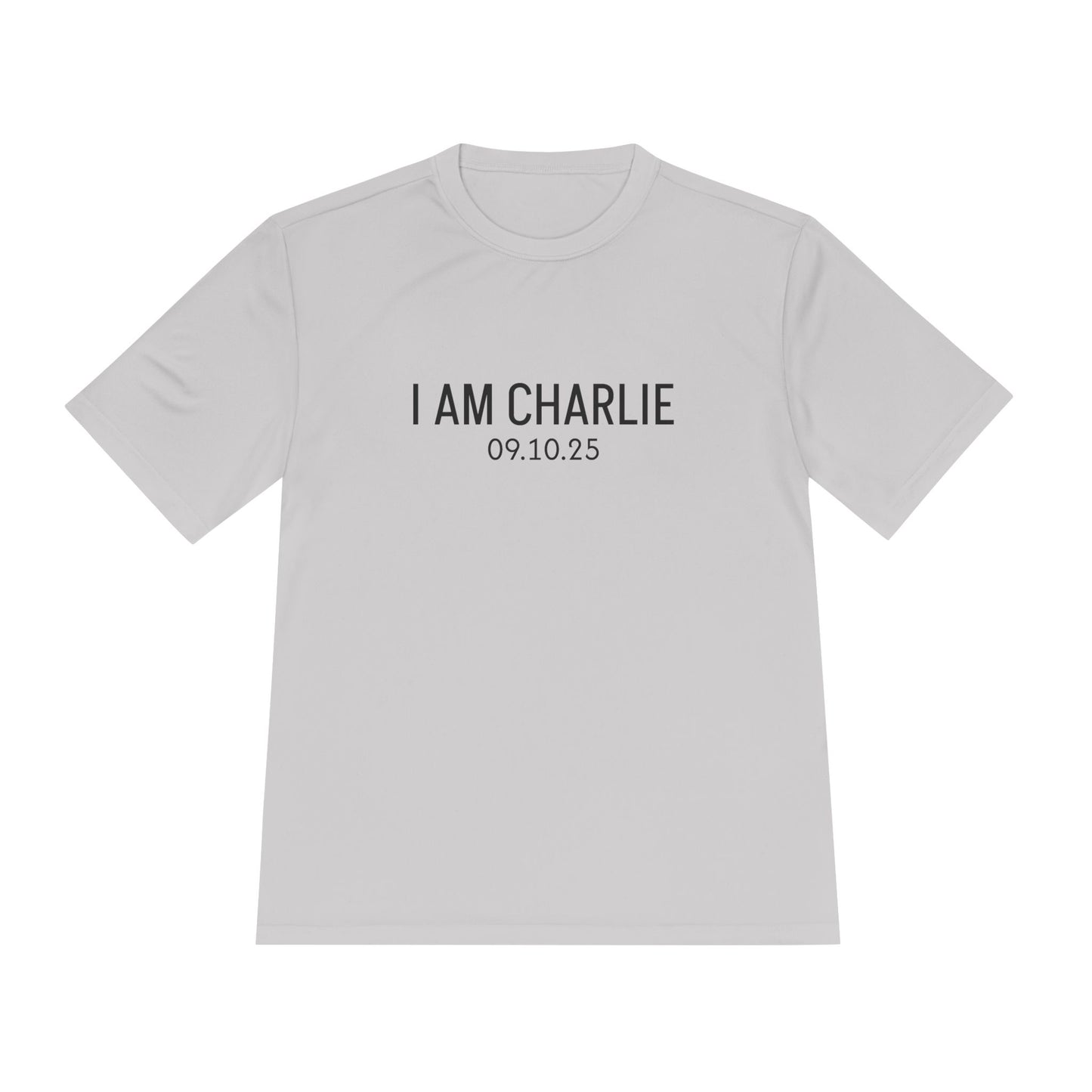 I AM CHARLIE Unisex Moisture Wicking Tee