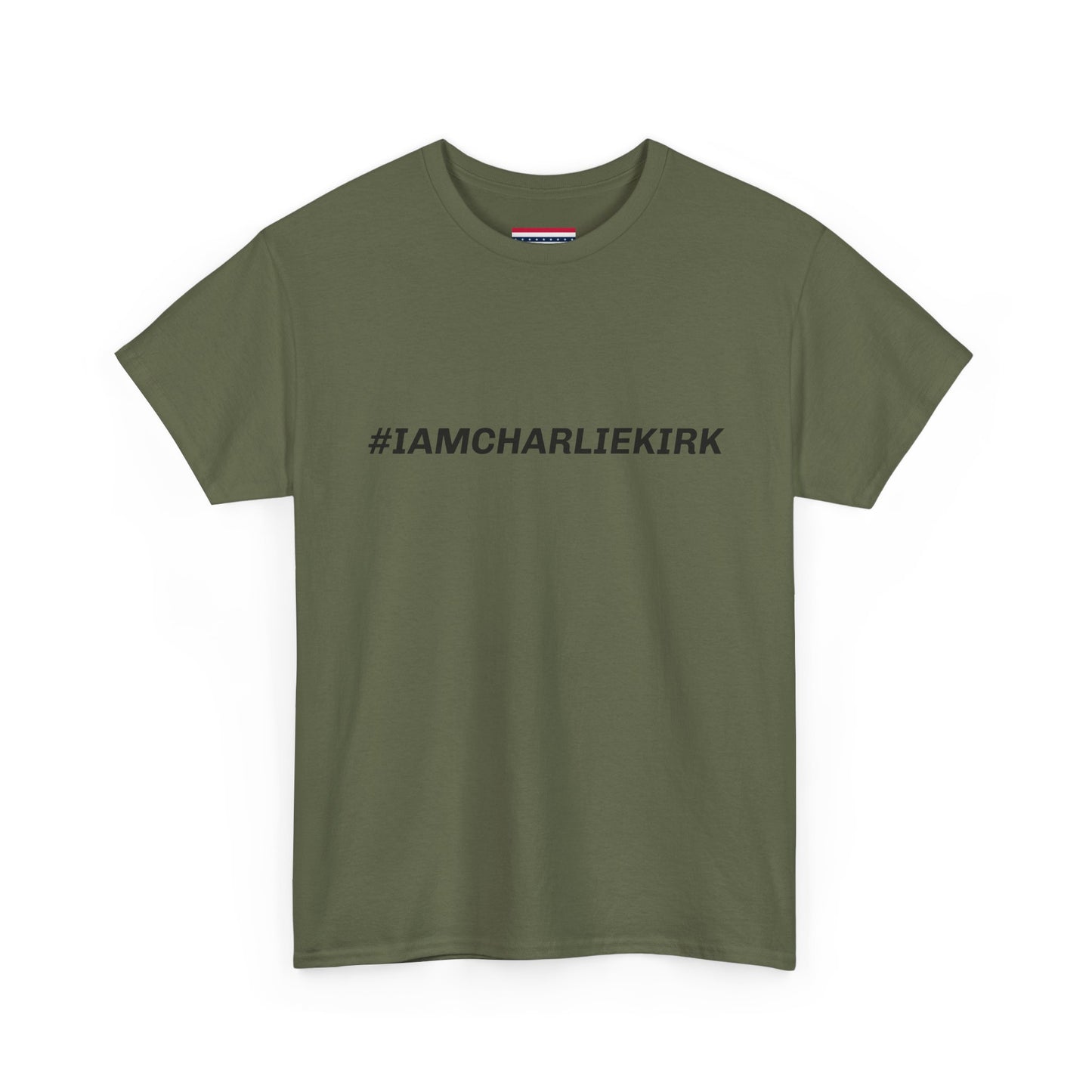 #IAMCHARLIEKIRK SL Unisex Heavy Cotton Tee