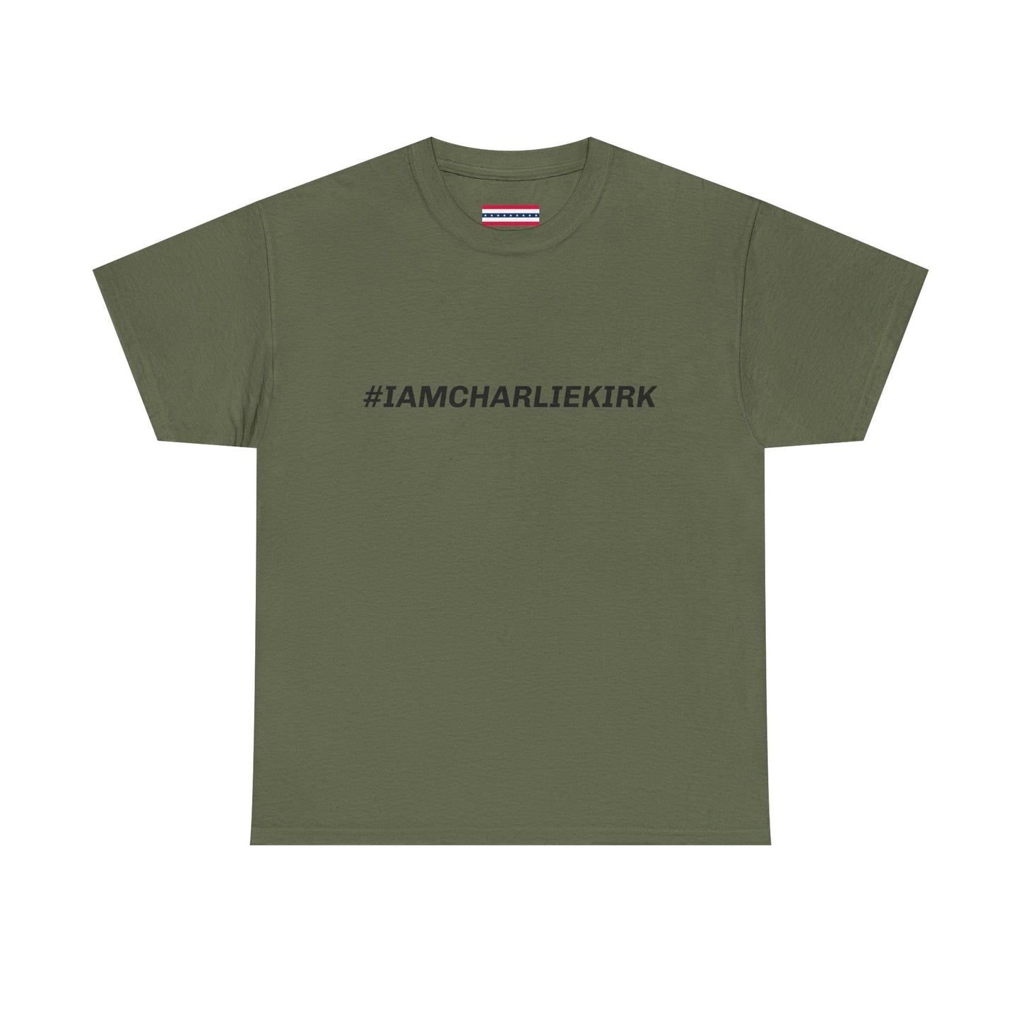 #IAMCHARLIEKIRK SL Unisex Heavy Cotton Tee