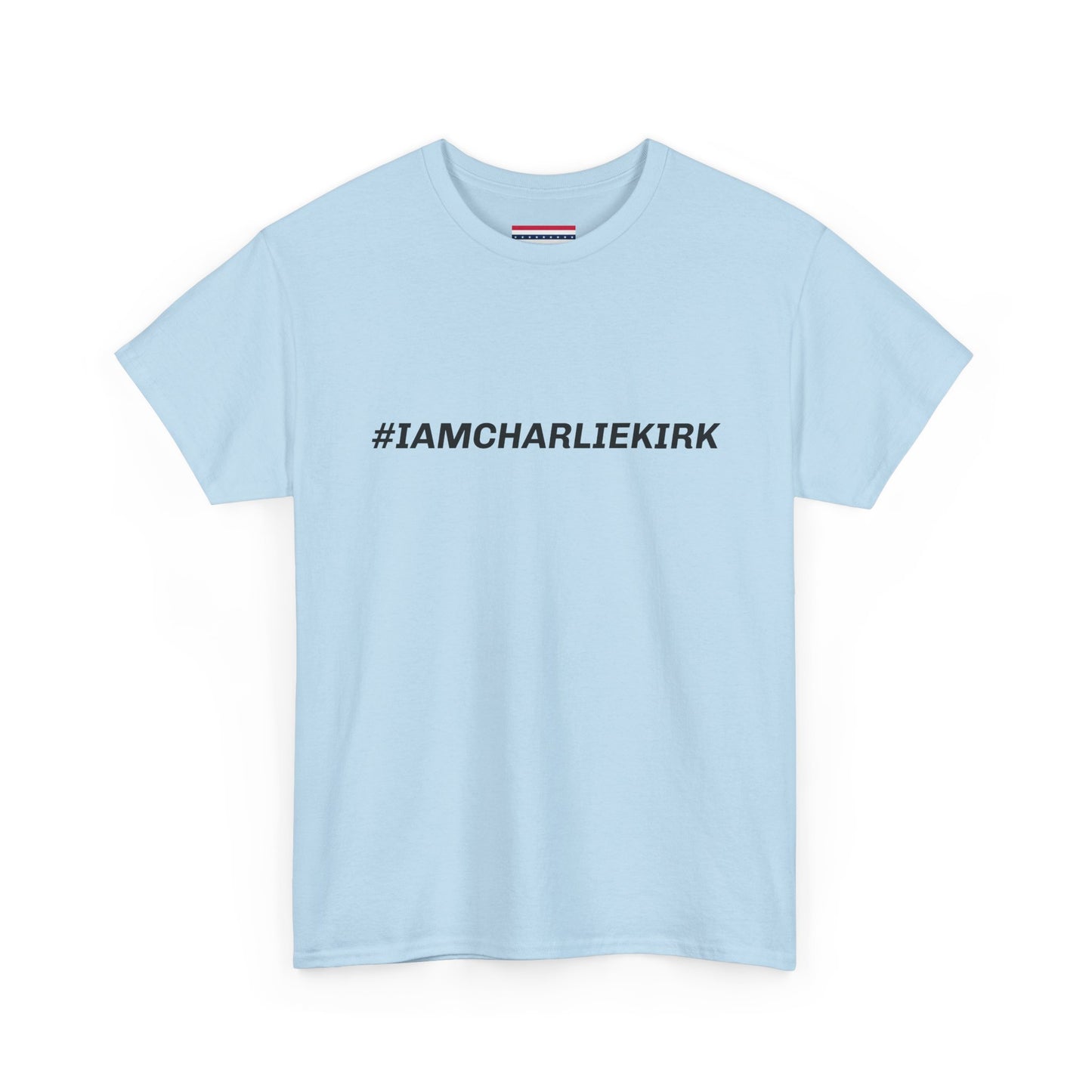 #IAMCHARLIEKIRK SL Unisex Heavy Cotton Tee