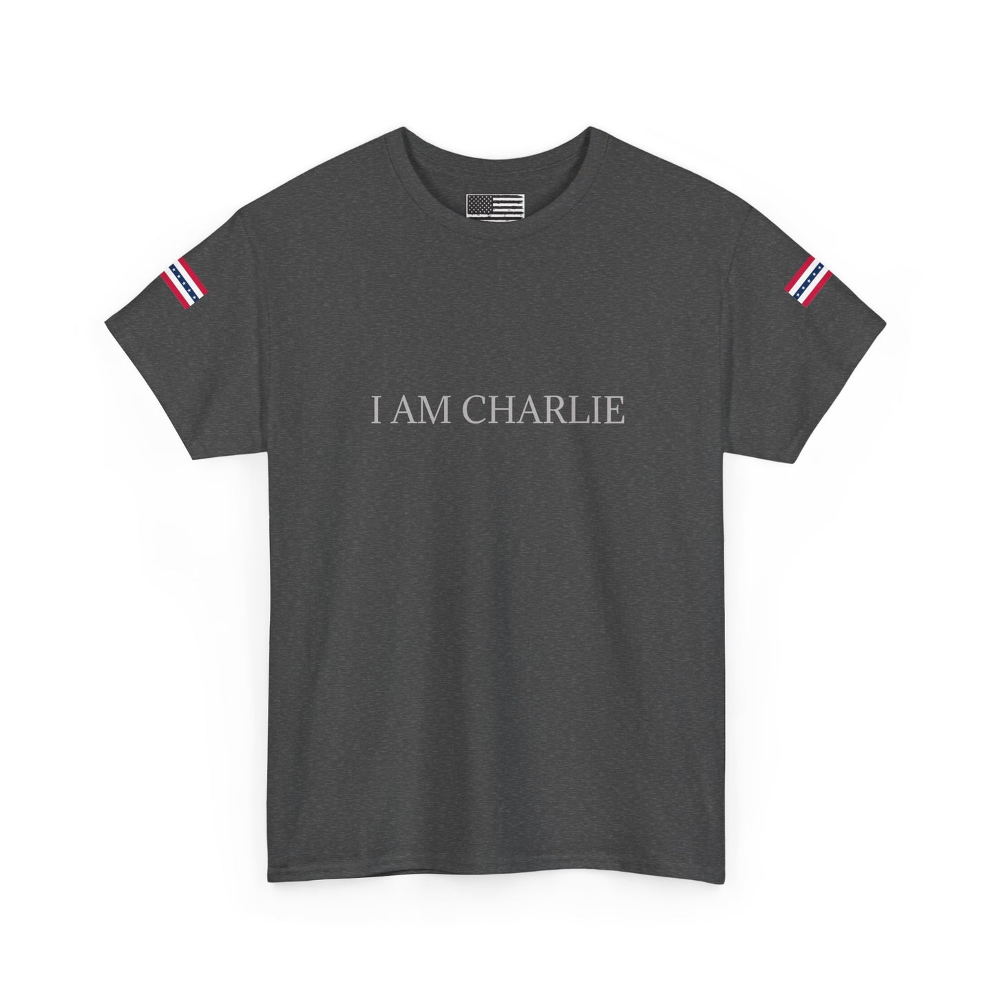 I AM CHARLIE Unisex Heavy Cotton Tee