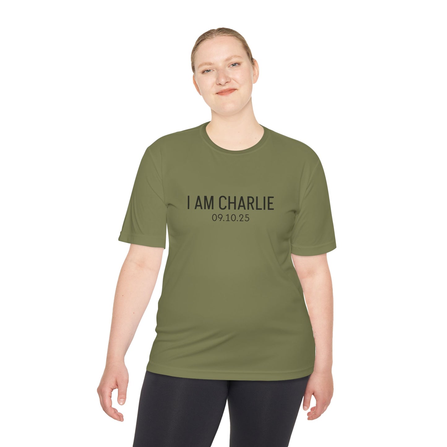 I AM CHARLIE Unisex Moisture Wicking Tee
