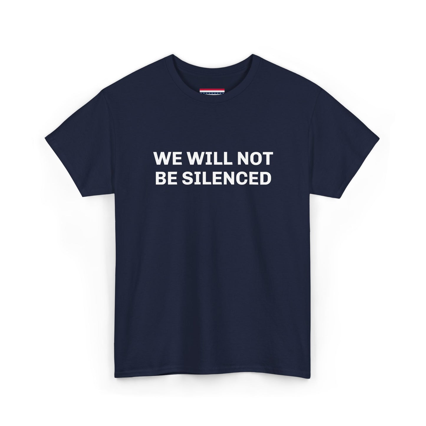 WE WILL NOT BE SILENCED SL Unisex Heavy Cotton Tee