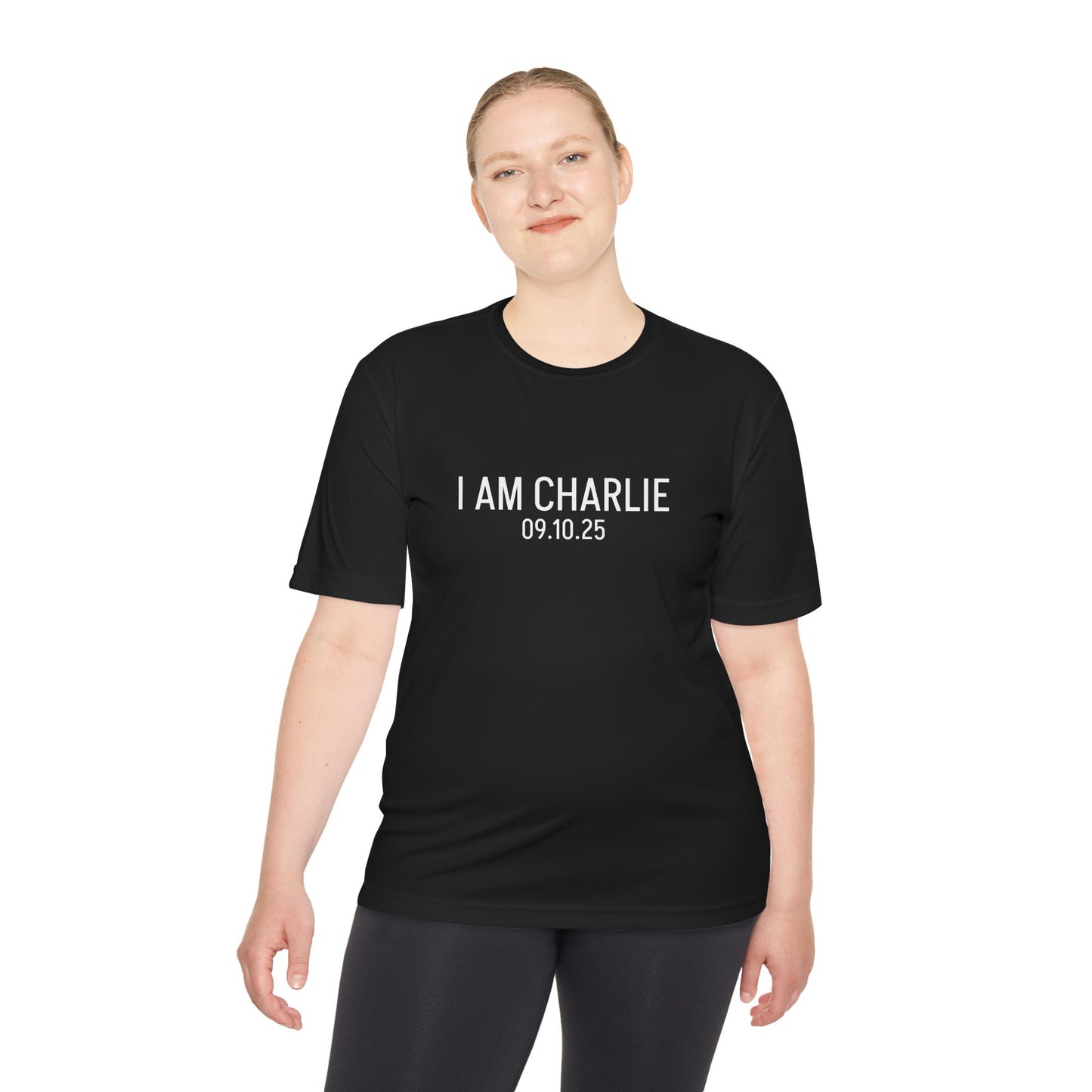 I AM CHARLIE Unisex Moisture Wicking Tee