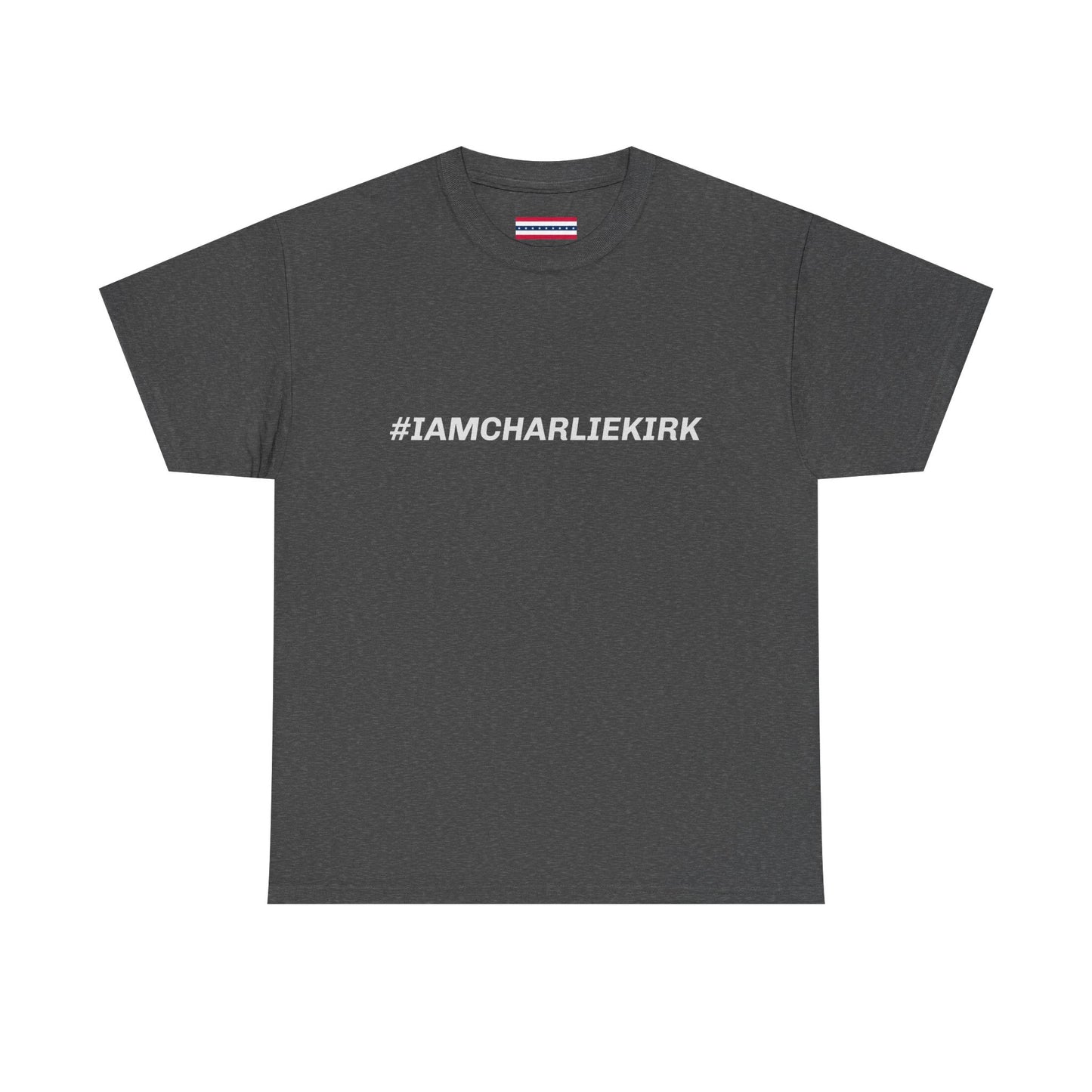 #IAMCHARLIEKIRK SL Unisex Heavy Cotton Tee