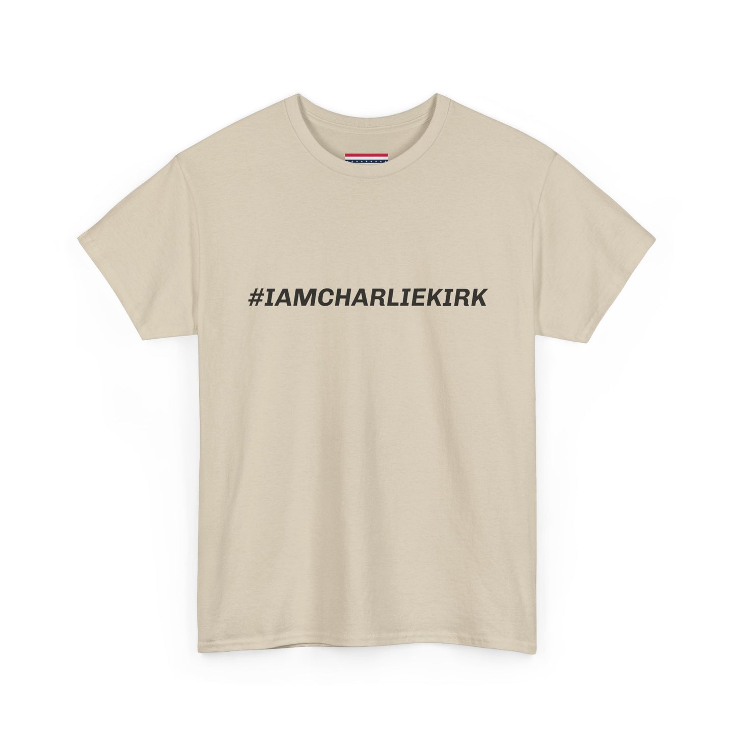 #IAMCHARLIEKIRK SL Unisex Heavy Cotton Tee