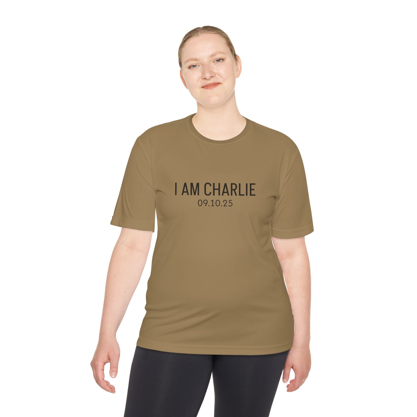 I AM CHARLIE Unisex Moisture Wicking Tee