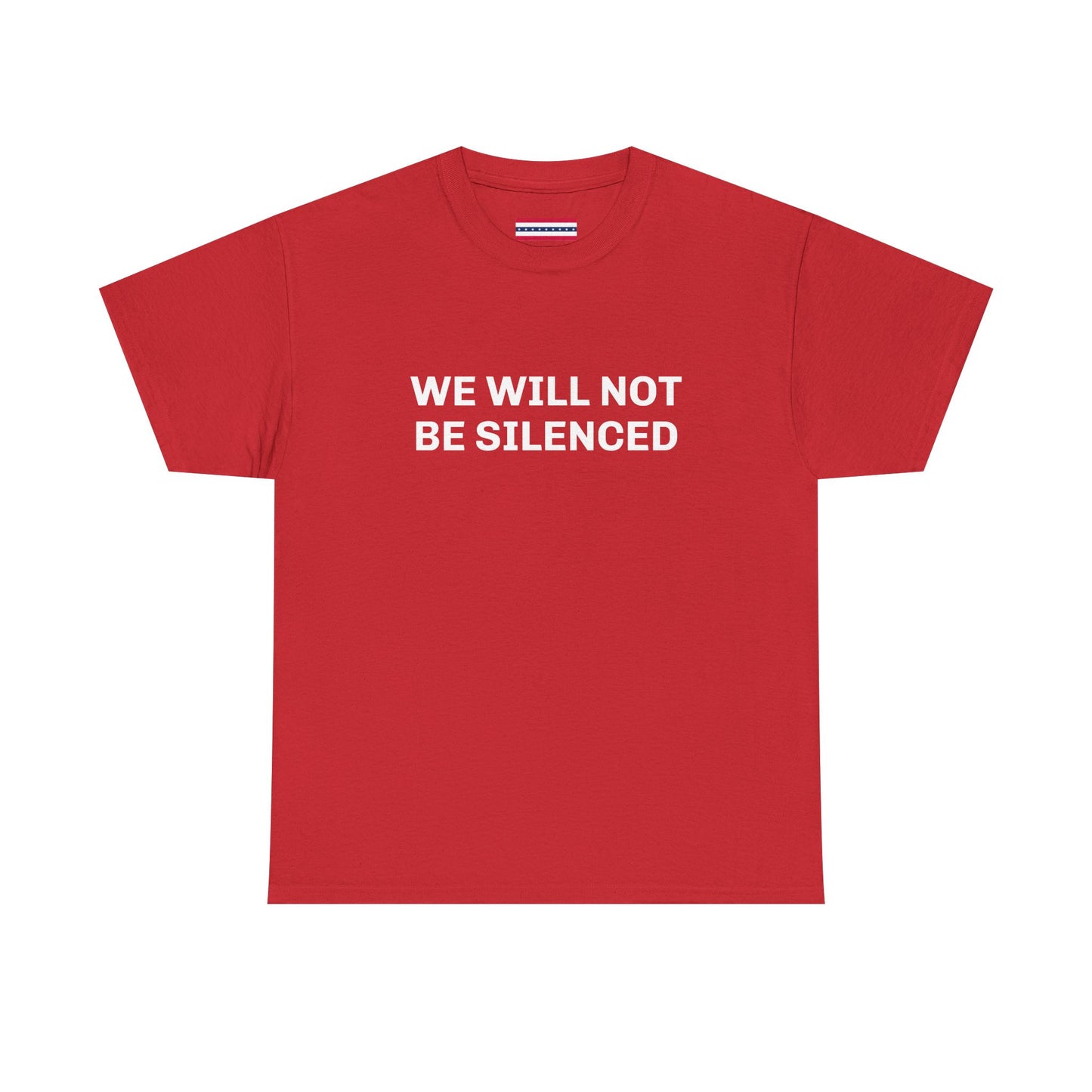 WE WILL NOT BE SILENCED SL Unisex Heavy Cotton Tee