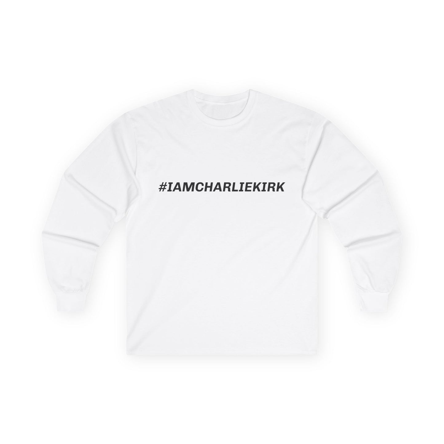 #IAMCHARLIEKIRK Unisex Ultra Cotton Long Sleeve Tee