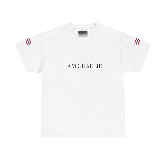 I AM CHARLIE Unisex Heavy Cotton Tee