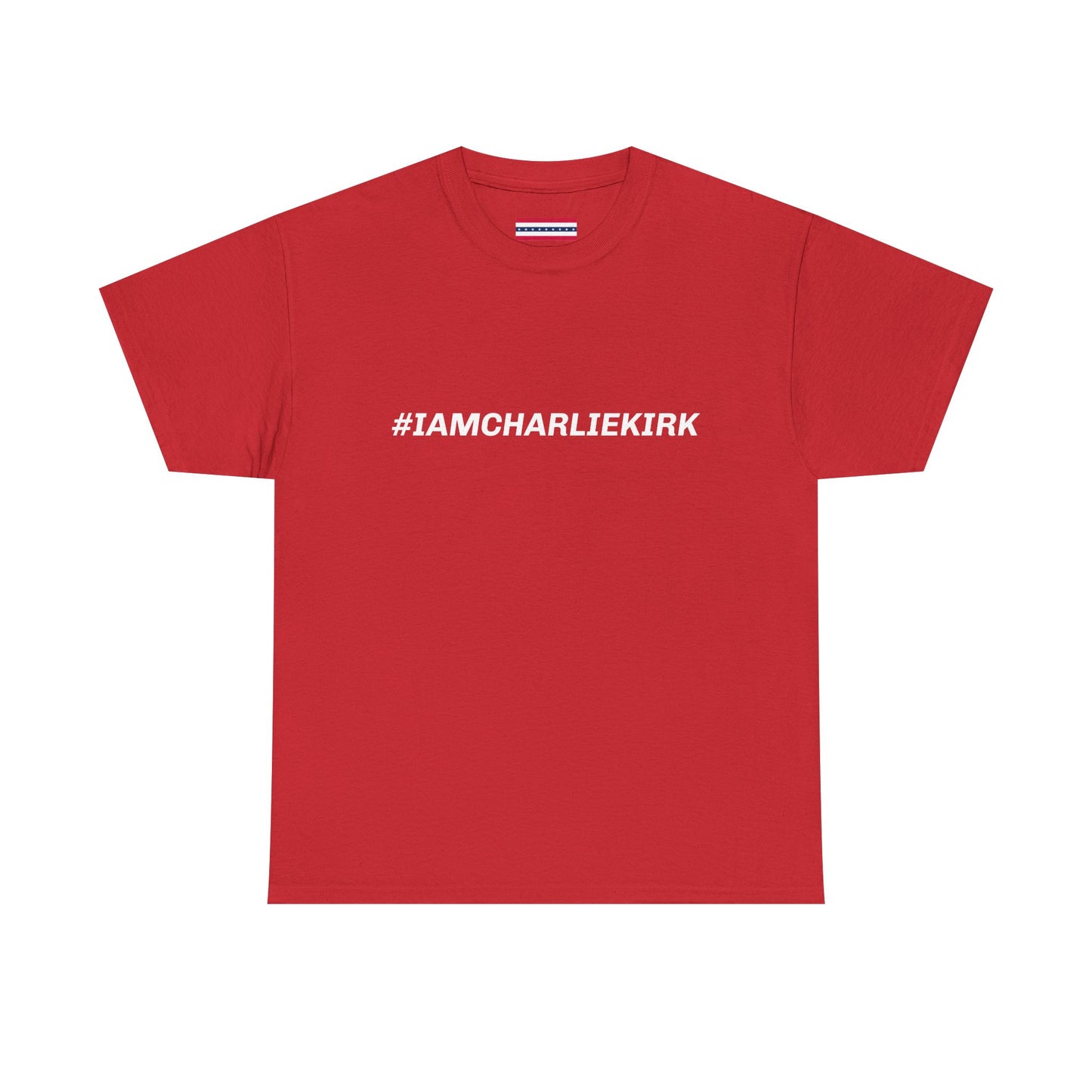 #IAMCHARLIEKIRK SL Unisex Heavy Cotton Tee