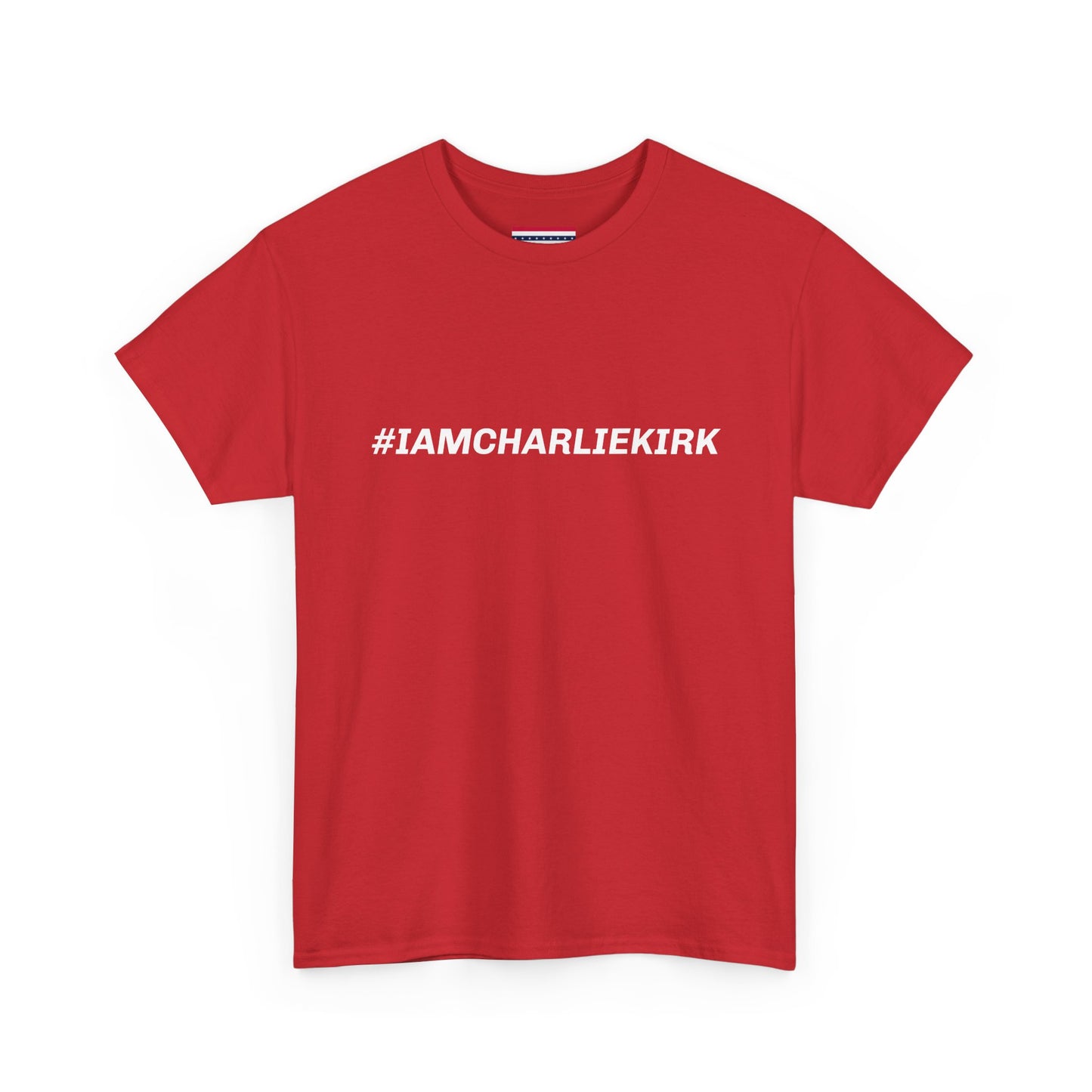#IAMCHARLIEKIRK SL Unisex Heavy Cotton Tee