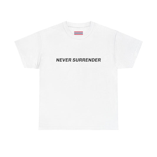 NEVER SURRENDER SL Unisex Heavy Cotton Tee