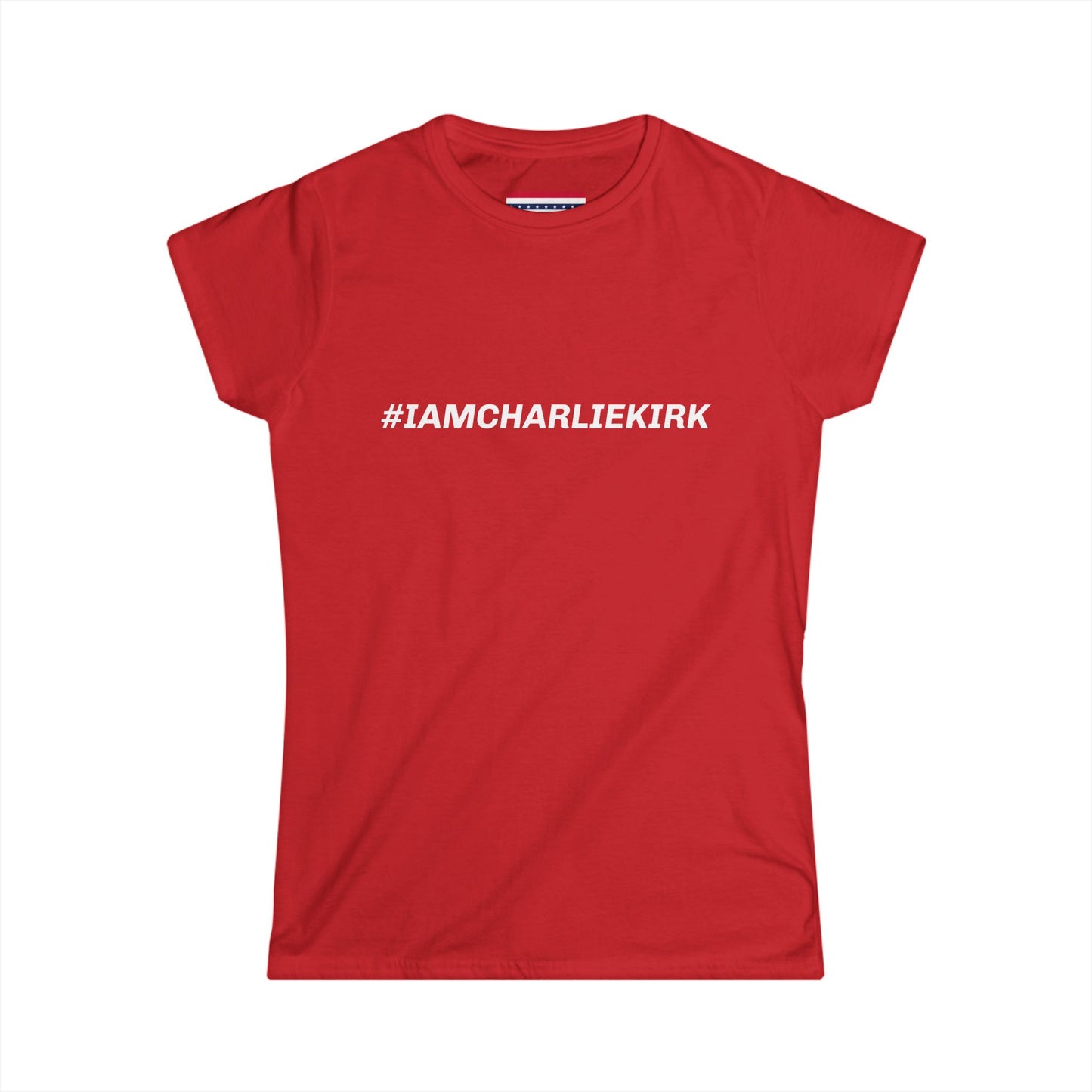 #IAMCHARLIEKIRK Women's Softstyle Tee
