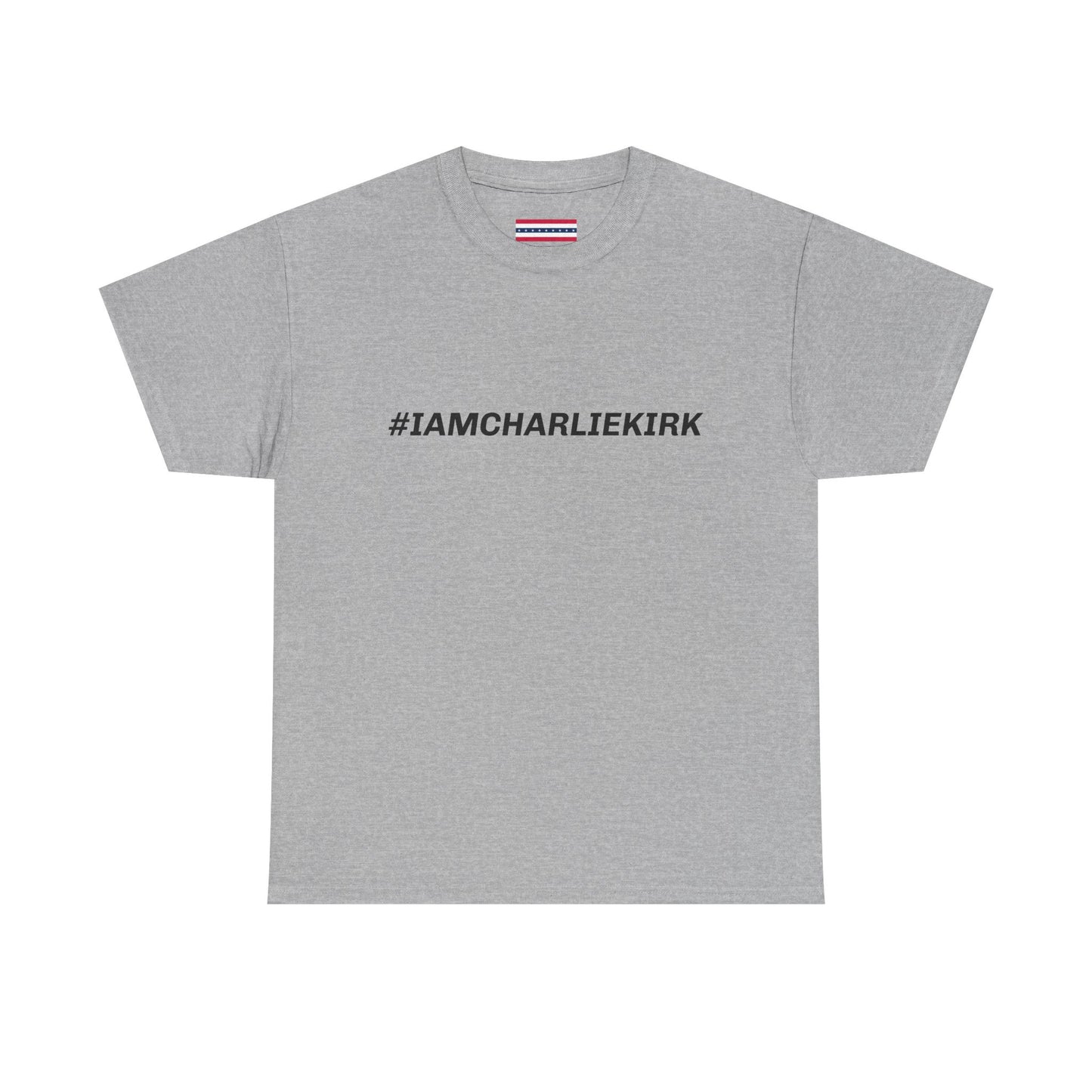 #IAMCHARLIEKIRK SL Unisex Heavy Cotton Tee