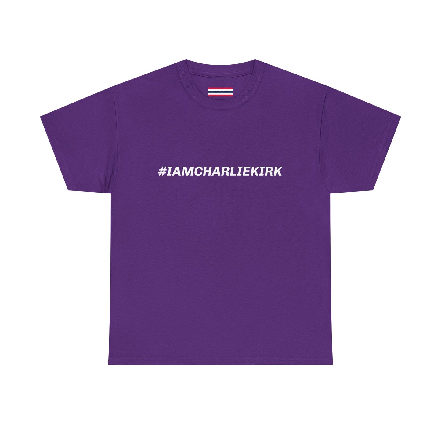 #IAMCHARLIEKIRK SL Unisex Heavy Cotton Tee