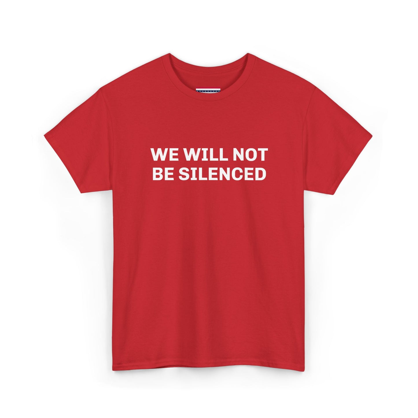 WE WILL NOT BE SILENCED SL Unisex Heavy Cotton Tee
