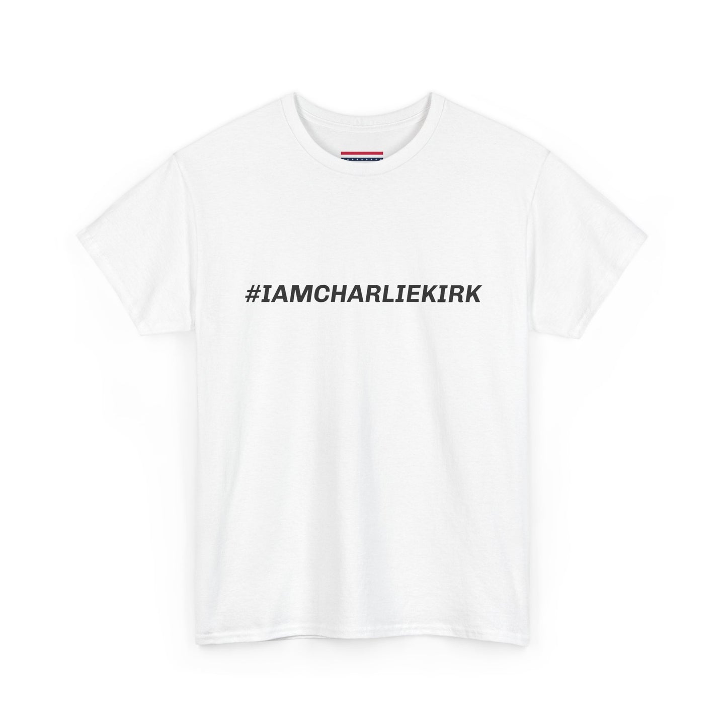 #IAMCHARLIEKIRK SL Unisex Heavy Cotton Tee