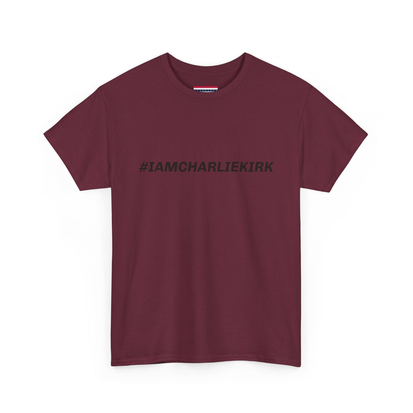 #IAMCHARLIEKIRK SL Unisex Heavy Cotton Tee