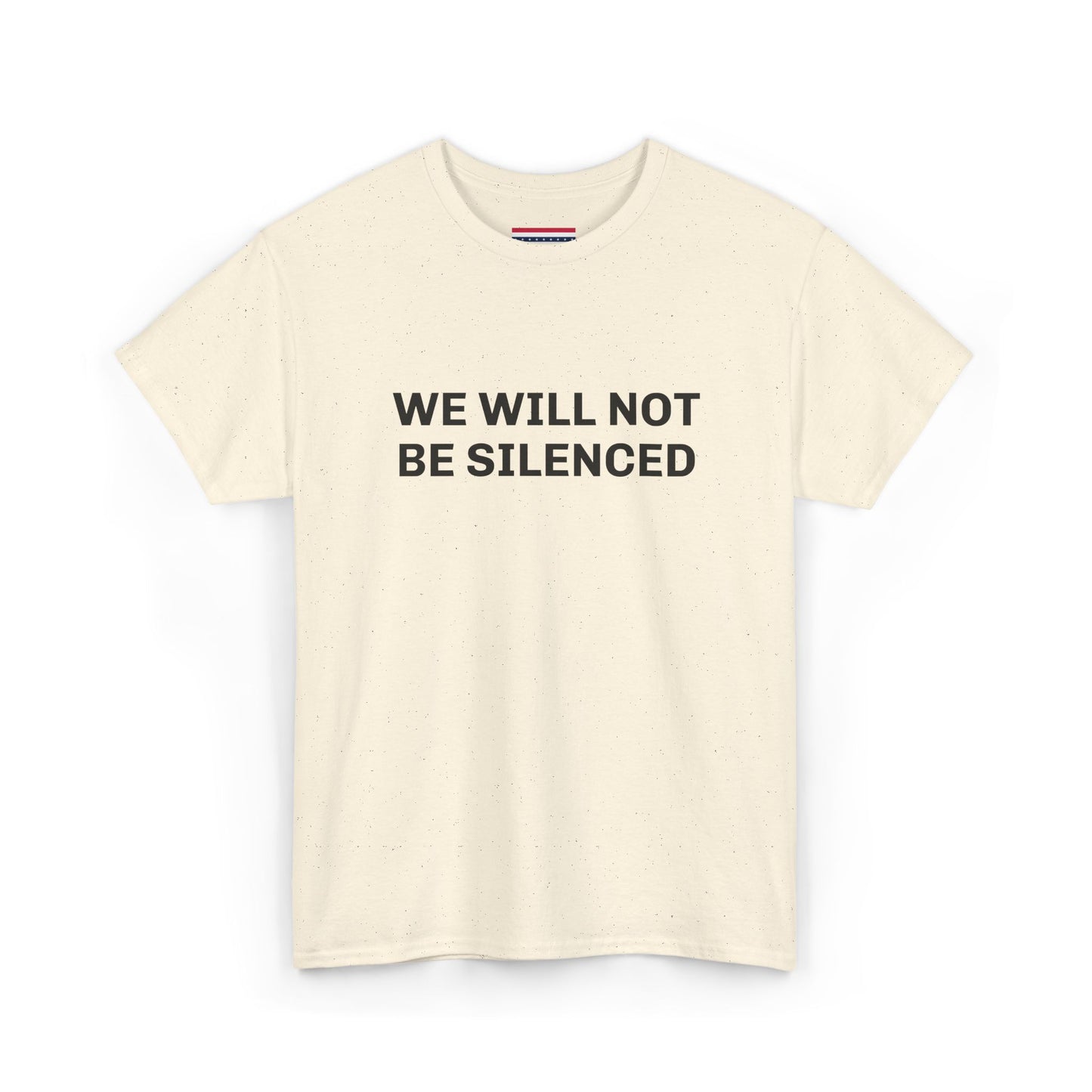 WE WILL NOT BE SILENCED SL Unisex Heavy Cotton Tee