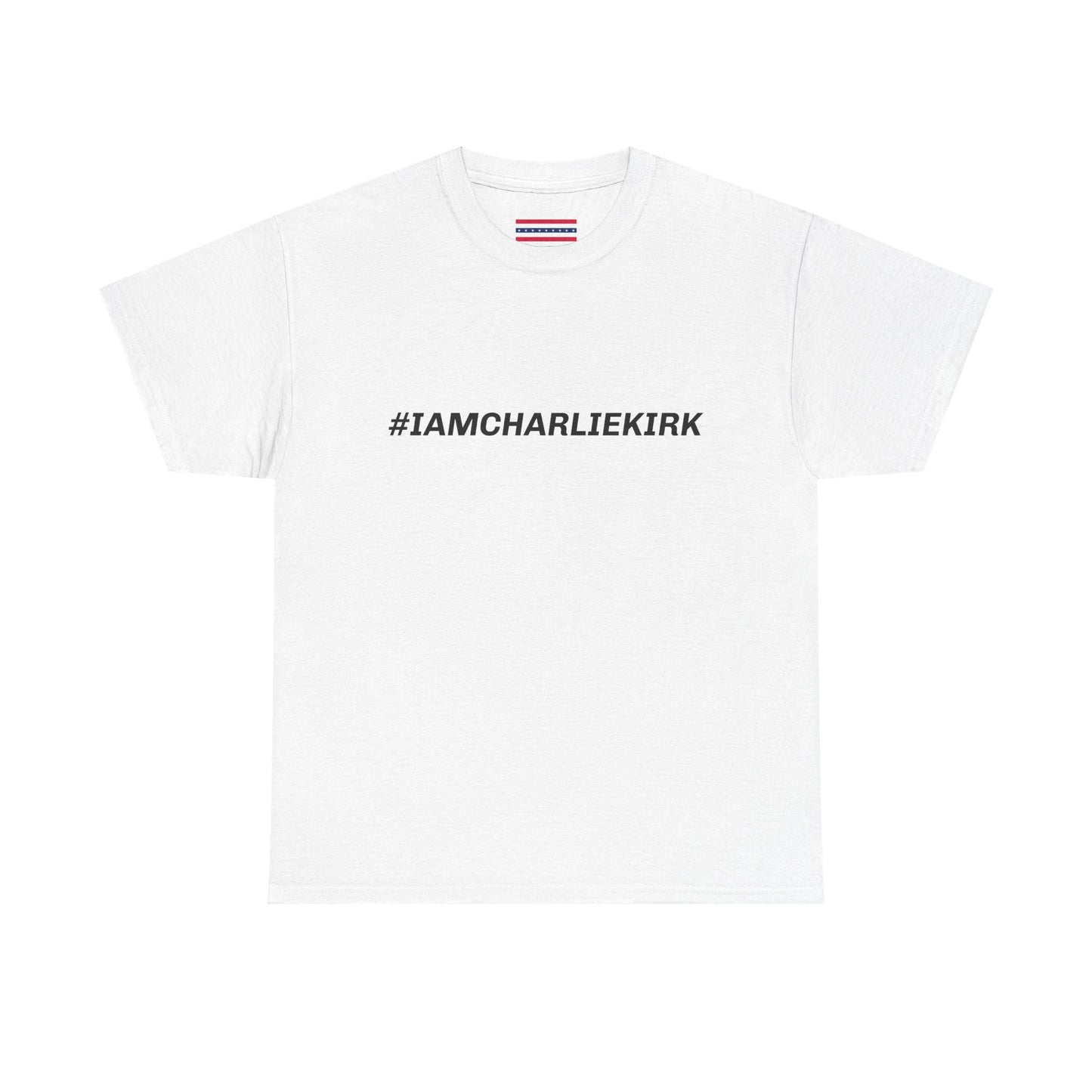 #IAMCHARLIEKIRK SL Unisex Heavy Cotton Tee