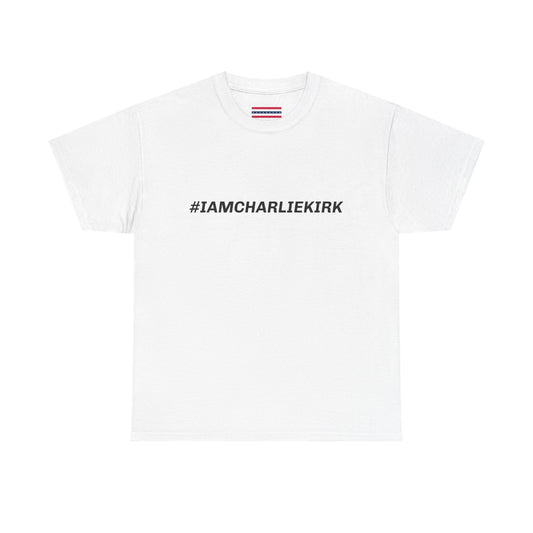 #IAMCHARLIEKIRK SL Unisex Heavy Cotton Tee