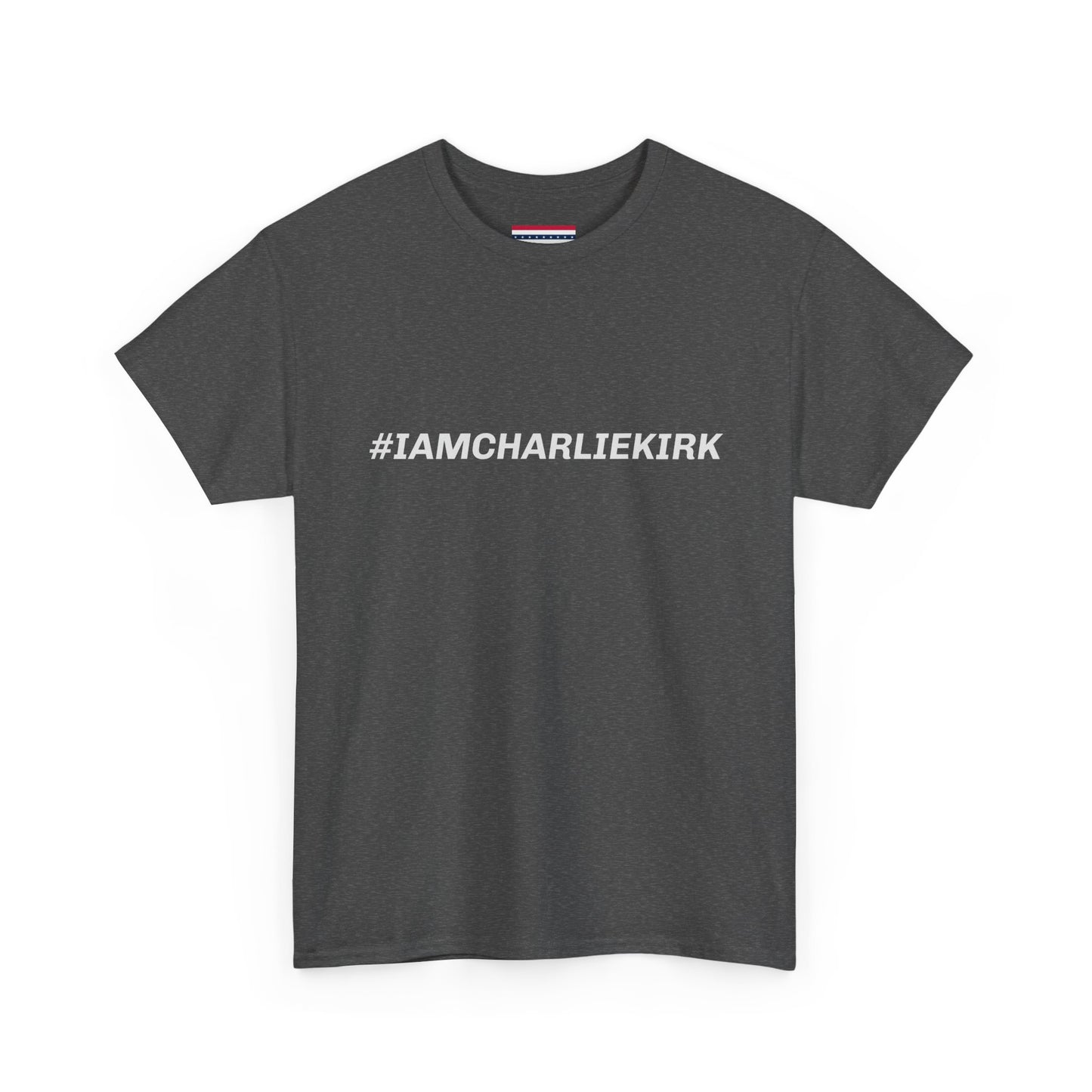 #IAMCHARLIEKIRK SL Unisex Heavy Cotton Tee