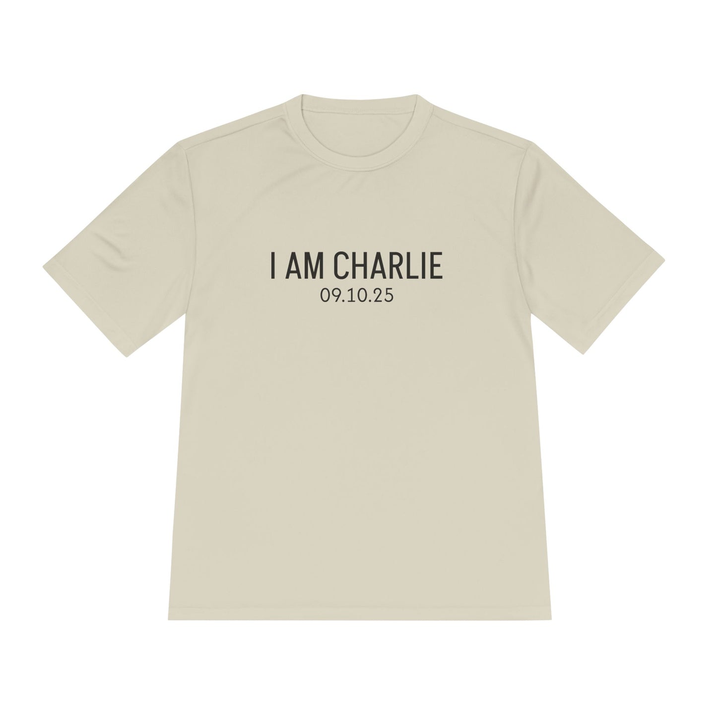 I AM CHARLIE Unisex Moisture Wicking Tee