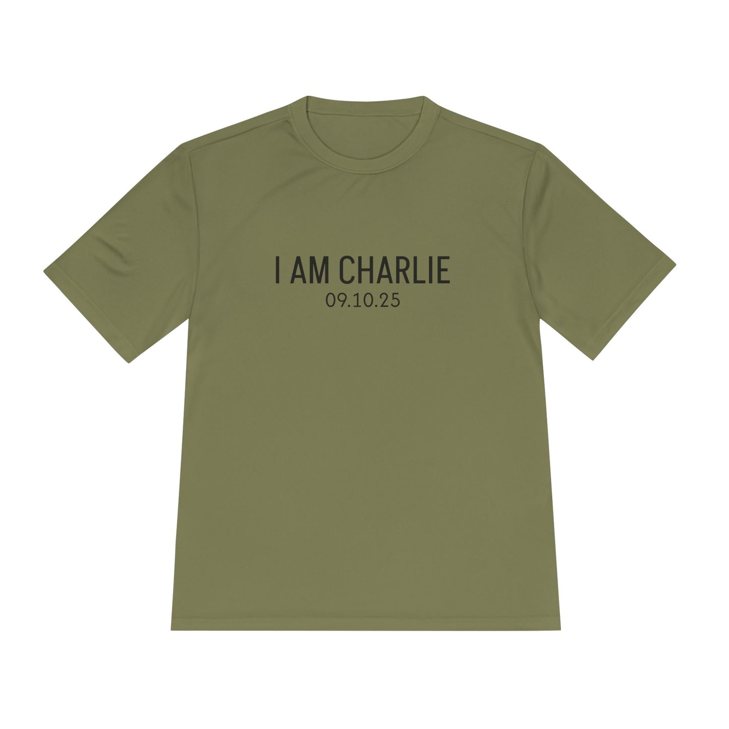 I AM CHARLIE Unisex Moisture Wicking Tee
