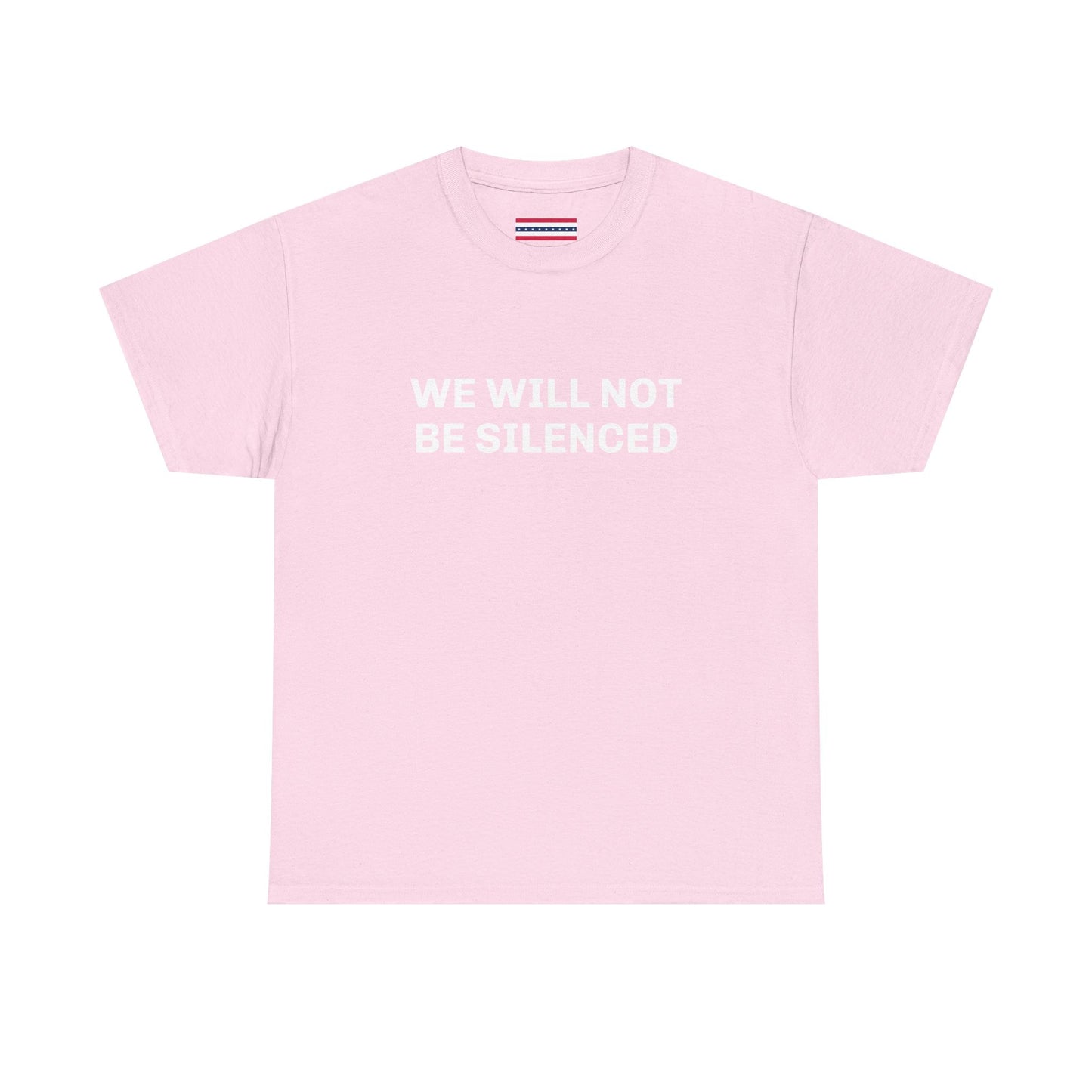 WE WILL NOT BE SILENCED SL Unisex Heavy Cotton Tee